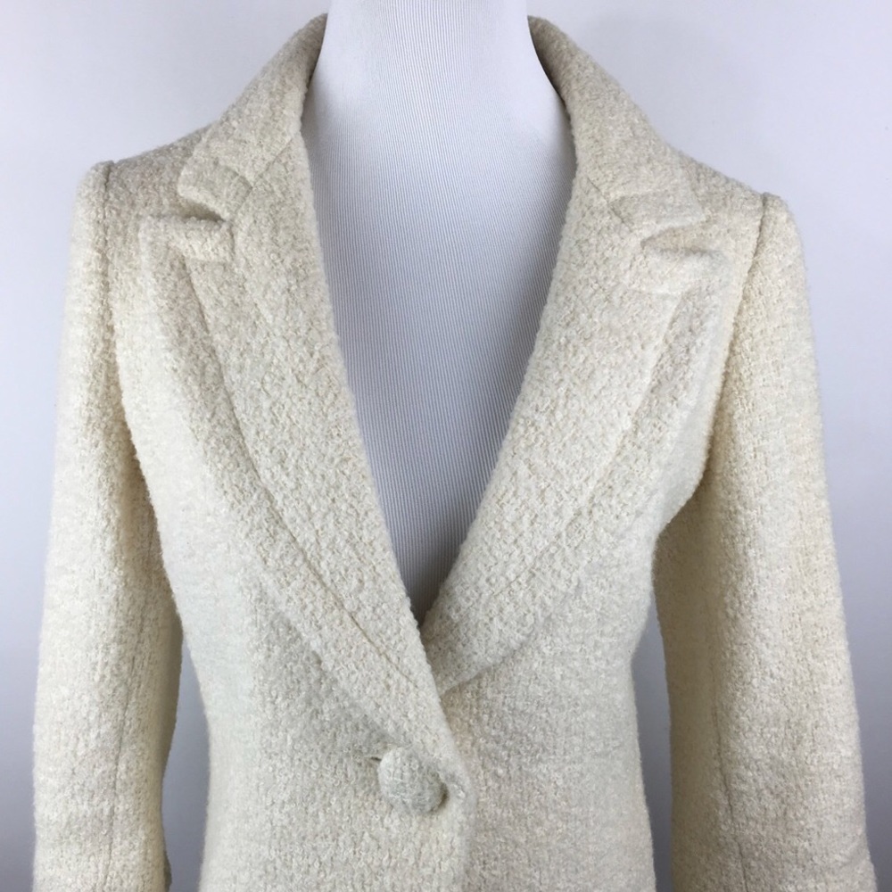 Ivory wool blend Jacket